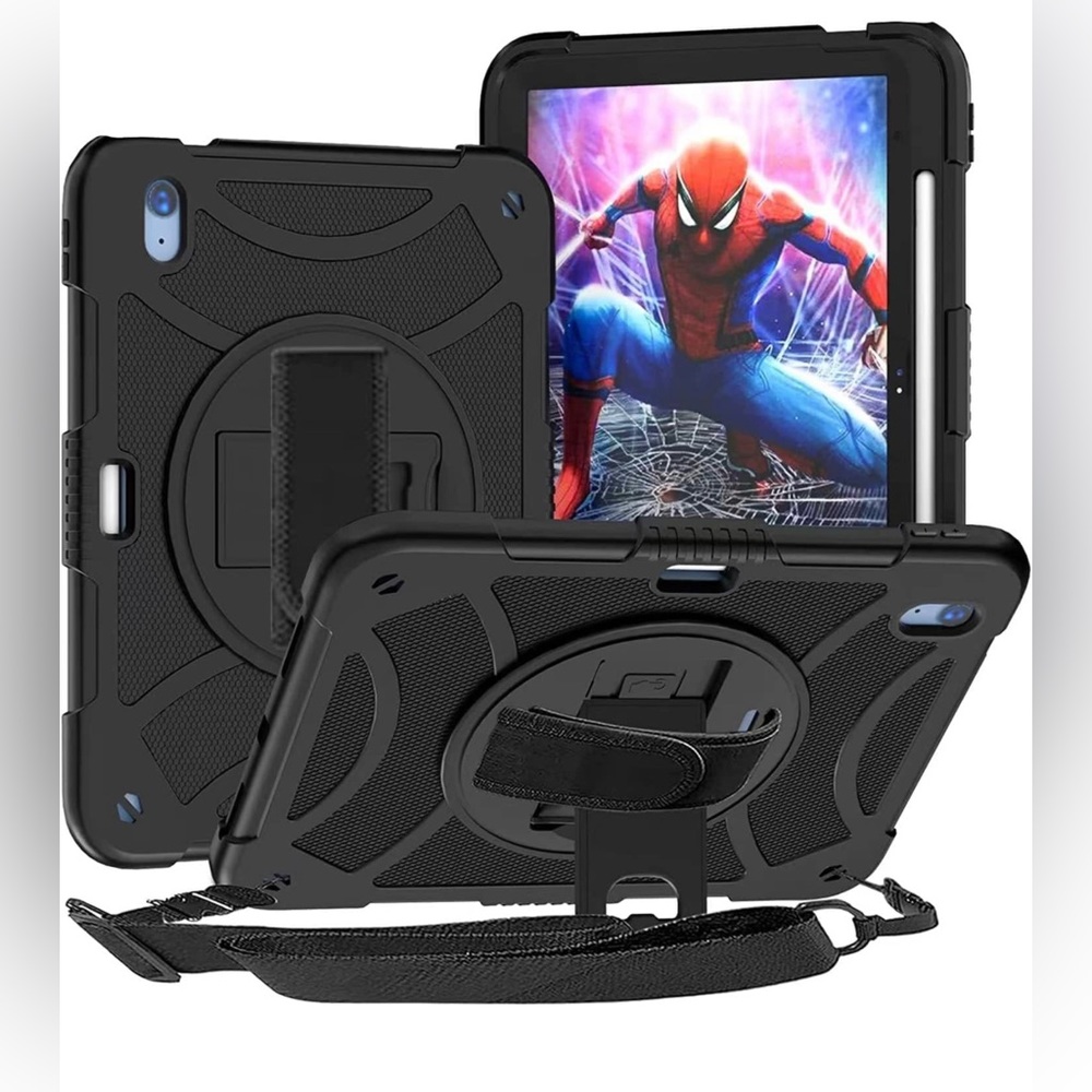 HAIKEDZ iPad 10th Generation Case, Full-Body Drop Protection Case with Pen Holde